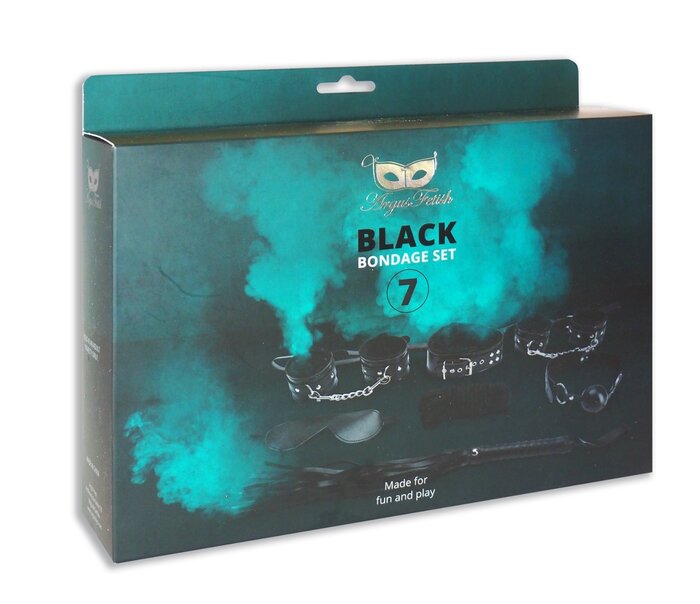BLACK BONDAGE SET